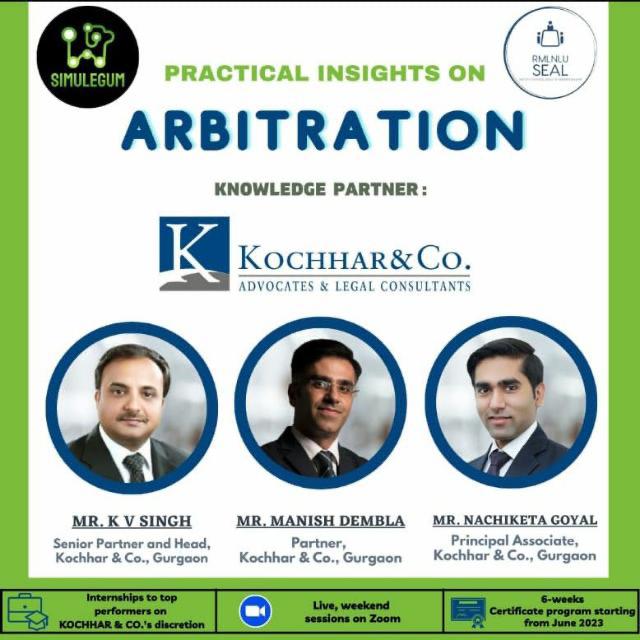 Practical Insights on Arbitration with Kochhar & Co. as the Knowledge Partner