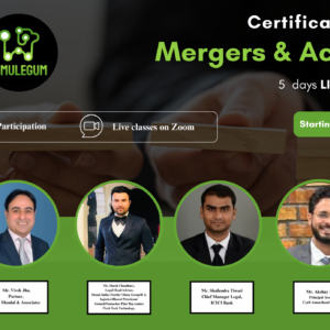 Certificate Course on Mergers & Acquisitions