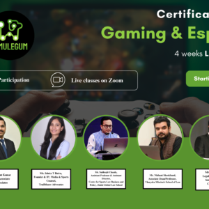 Certificate Course on Gaming & Esports Law